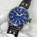 Best Quality IWC Big Pilot's Top Gun 43mm Automatic Watch Bucherer Blue Dial